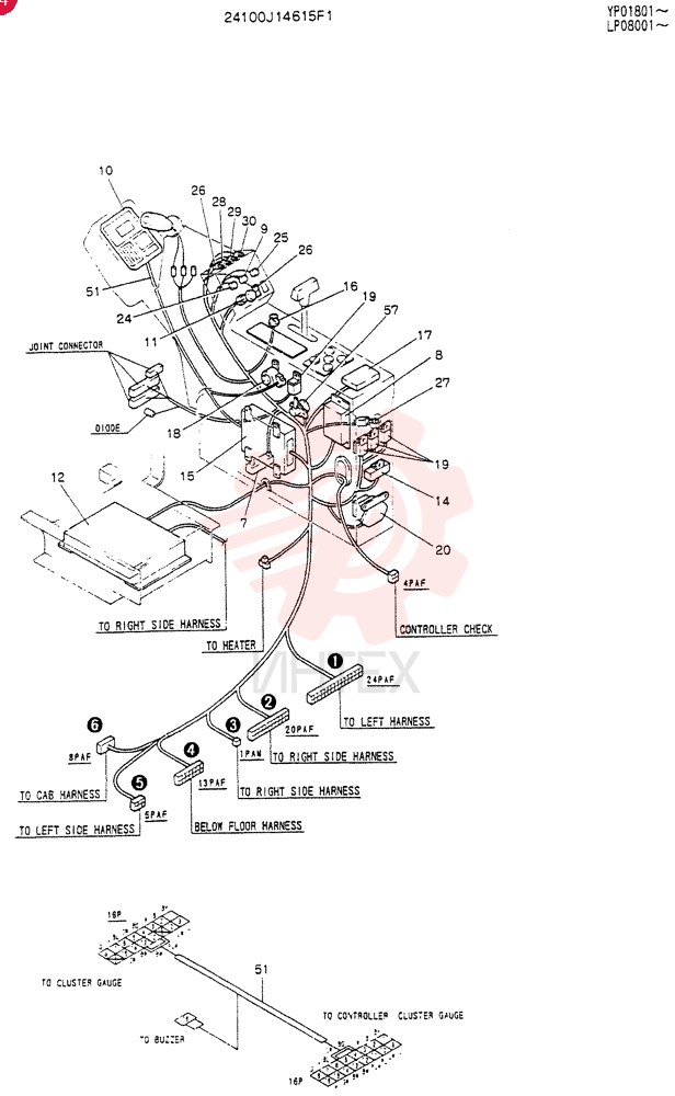 PANEL ASSY.INST 24100J14615F1 (2)