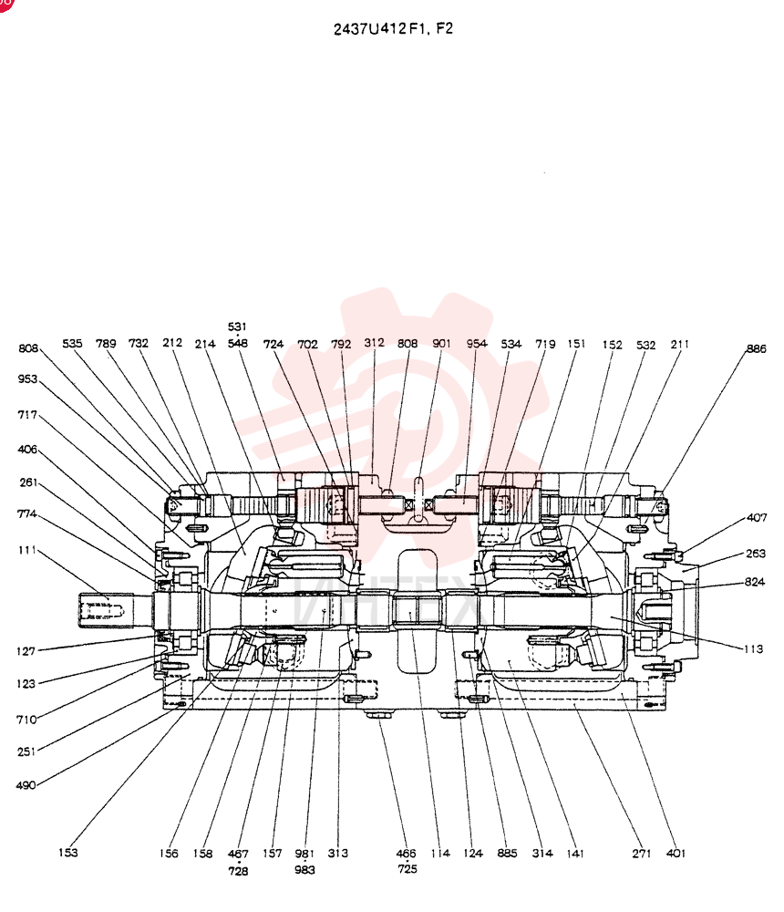 PUMP 2437U412F1