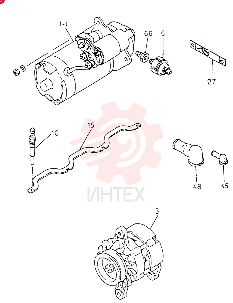 STARTER MOTOR VI8944467700 (1)
