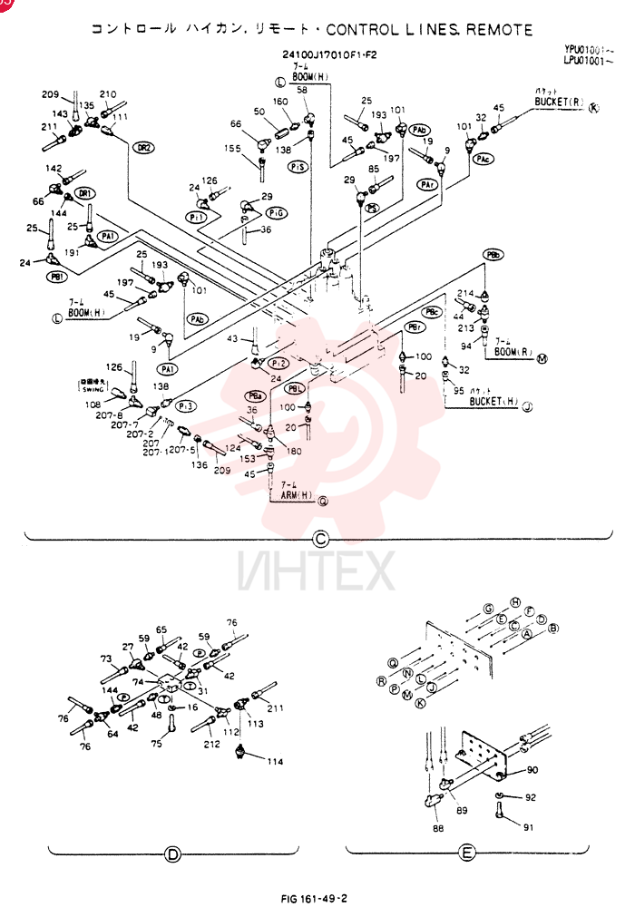 CONTROL LINES, REMOTE 24100J17010F1 (2)