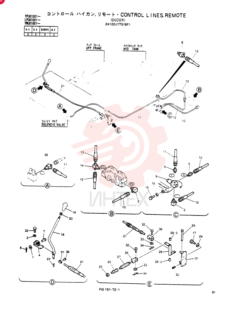CONTROL LINES, REMOTE 24100J17516F1