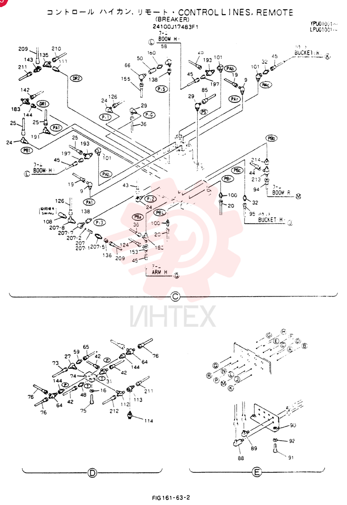 CONTROL LINES, REMOTE 24100J17483F1 (4)