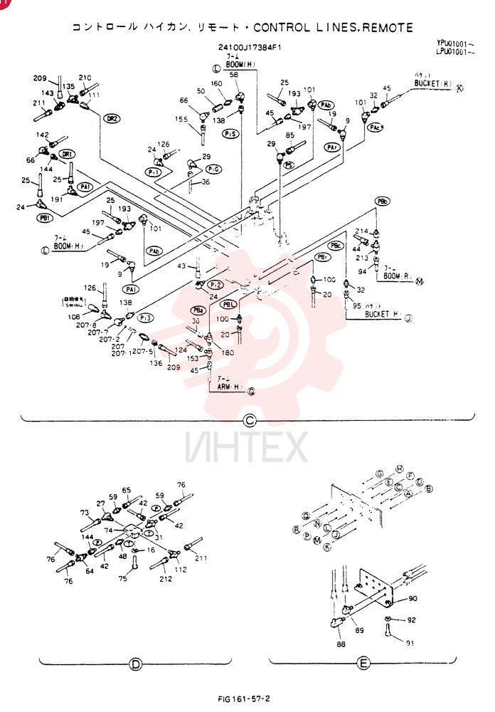 CONTROL LINES, REMOTE 24100J17384F1 (2)