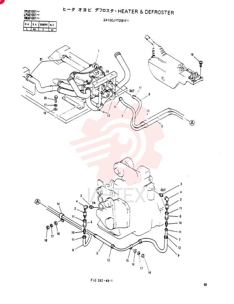 HEATER & DEFROSTER 24100J17281F1
