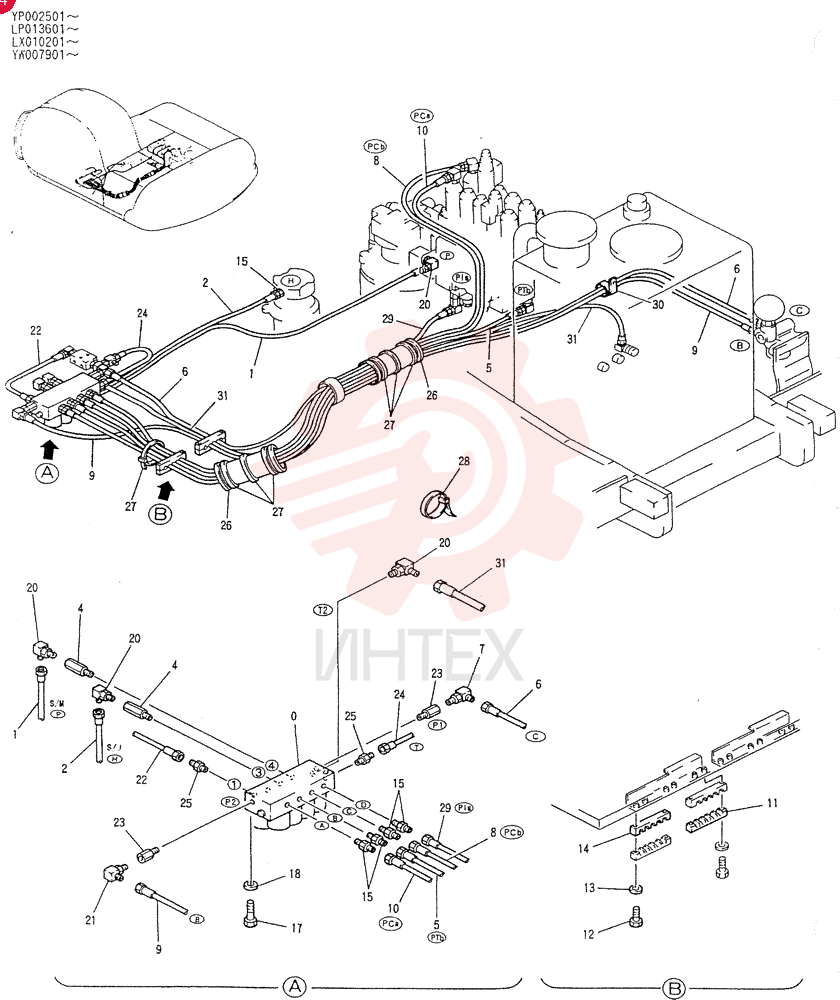 CONTROL LINES,VALVE YW64H00020F1