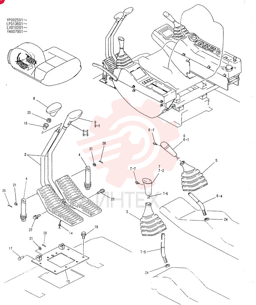 CONTROLS, OPERATORS YW03M00009F1 (2)