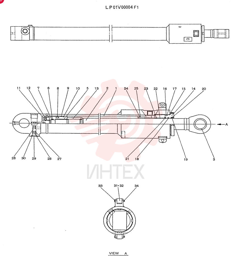 CYLINDER ASSY, ARM LP01V00004F1