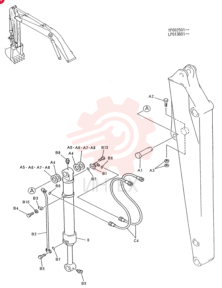 CYLINDER (BUCKET), SEE FIG 07-031