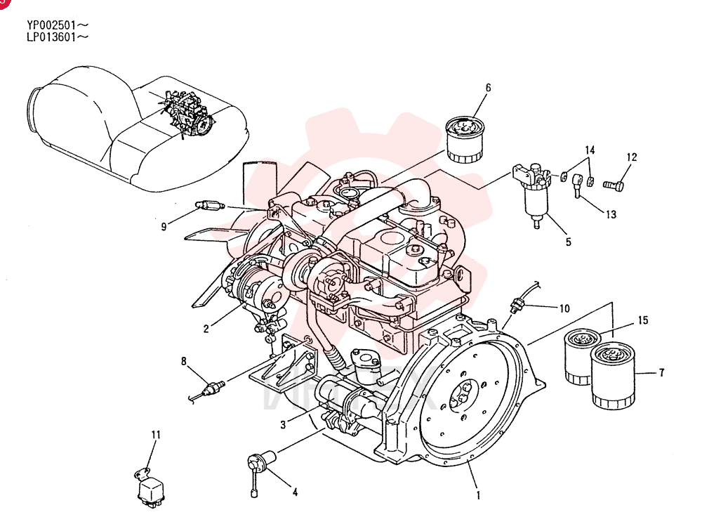 ENGINE ASSY LP02P00006F1
