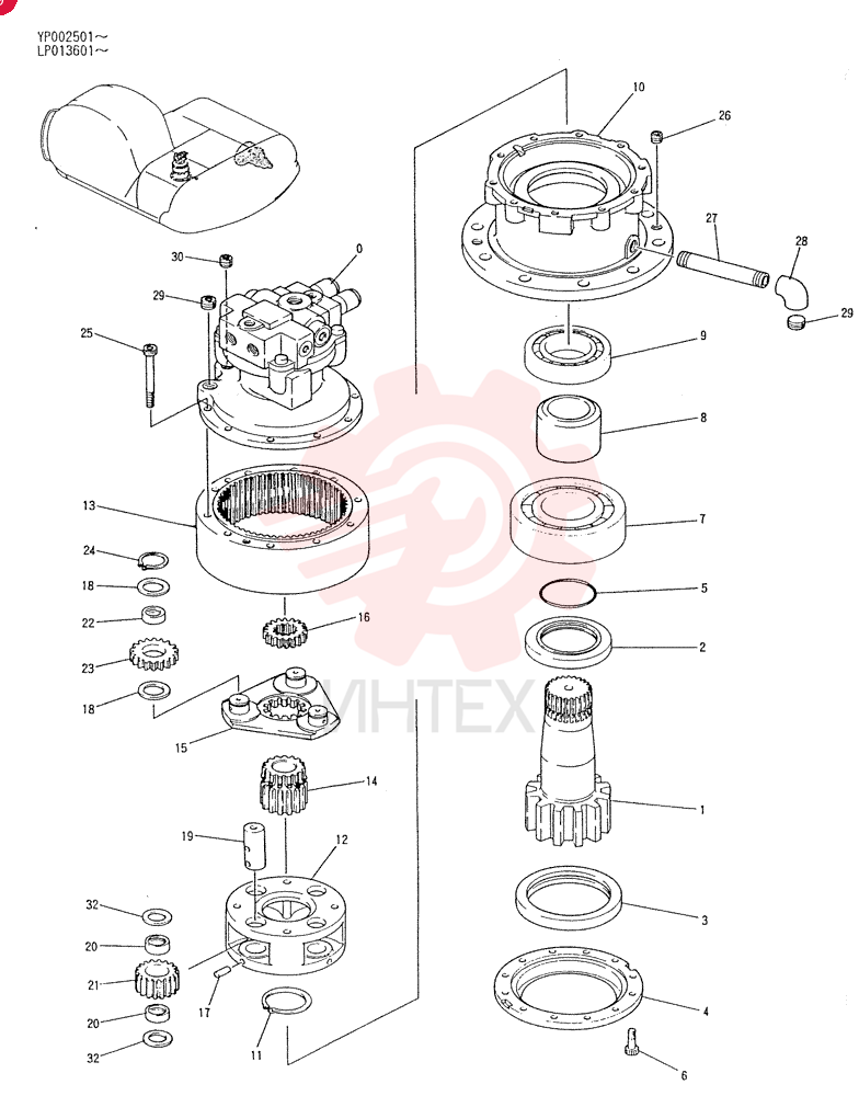 HYDRAULIC MOTOR LP32W00001F1