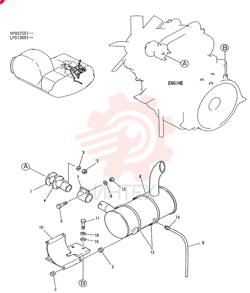 MUFFLER ASSY LP12P00008F1