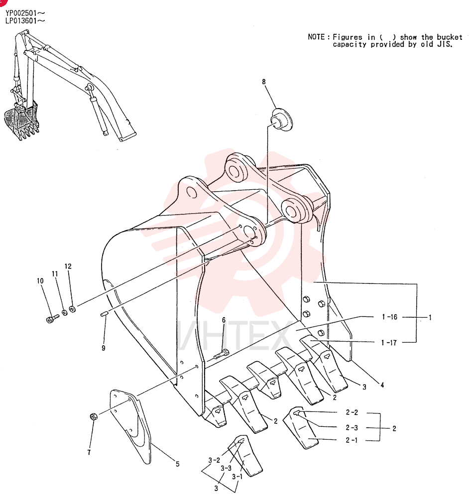STD. BUCKET ASSY LP61B00030F1