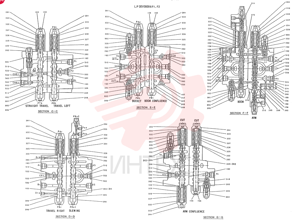 VALVE ASSY,CONTROL LP30V00004F1 (2)