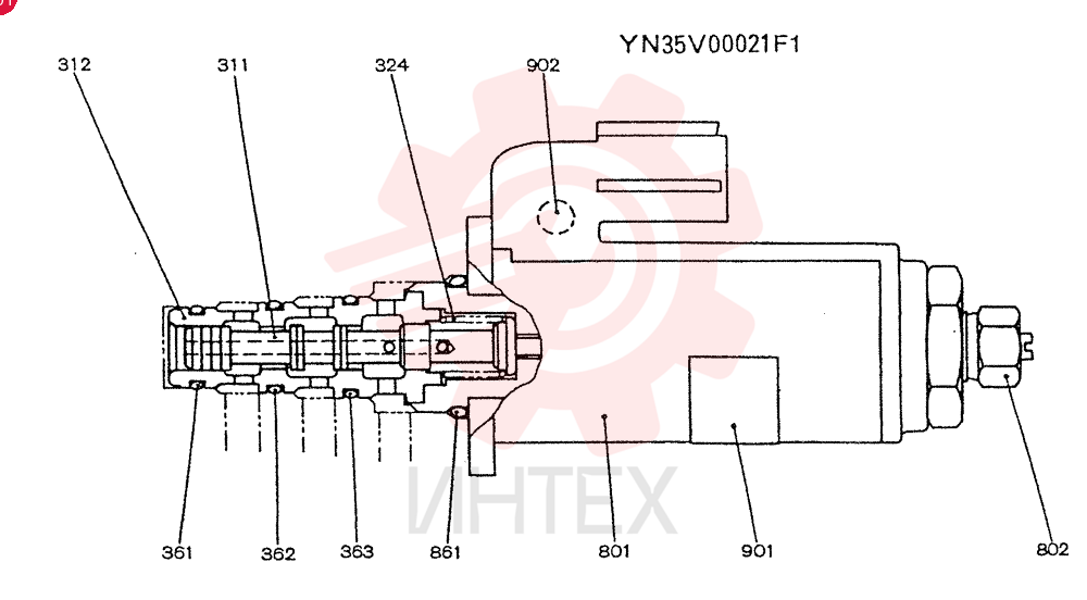 VALVE ASSY,SOLENOID YH35V00021F1