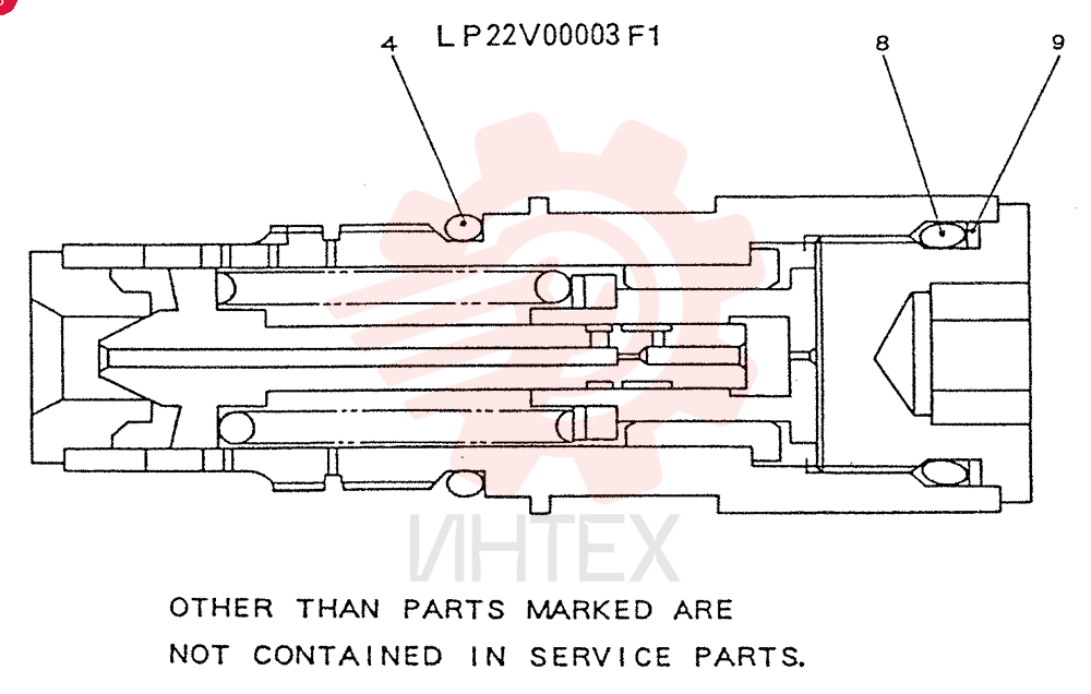 VALVE PRESSURE RELIE LP22V00003F1