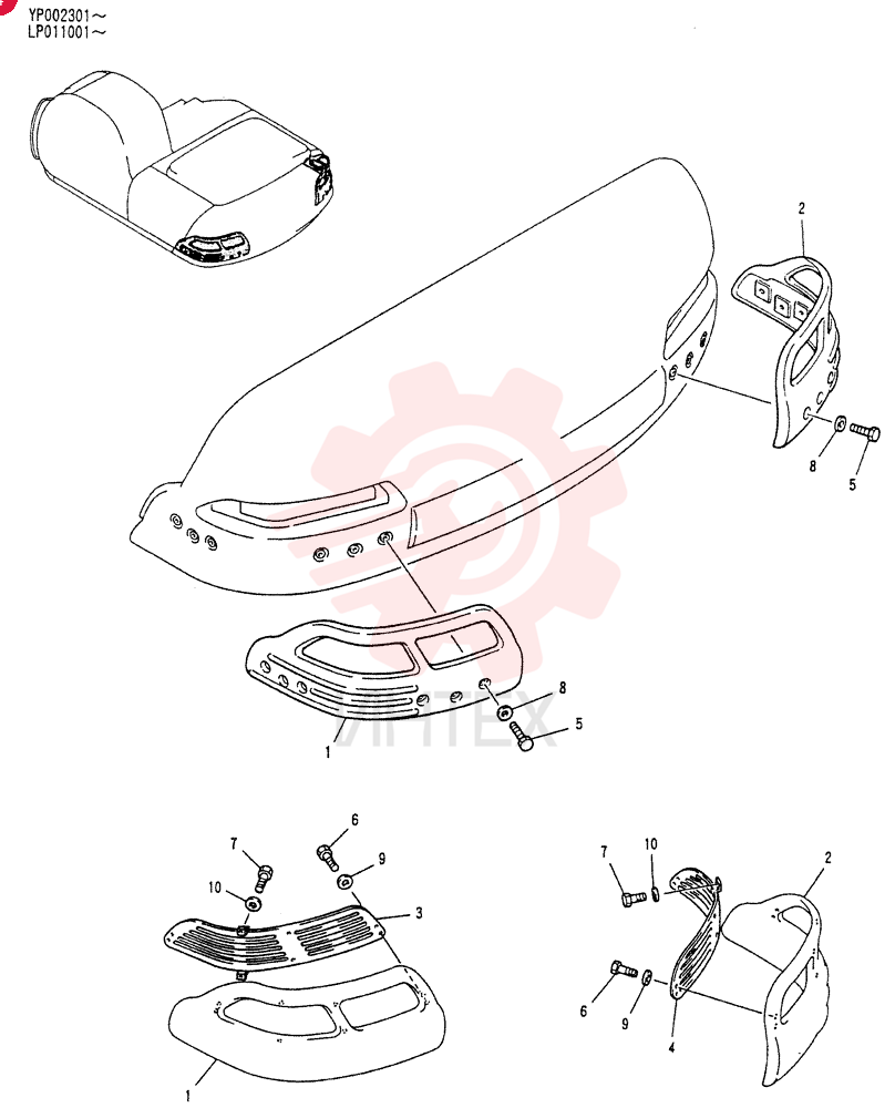 BUMPER INSTAL (STD) LP60C00015F1