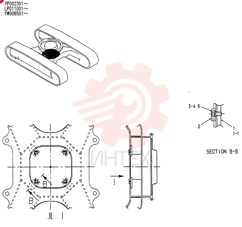 COVER ASSY, UNDER LP01F00005P1