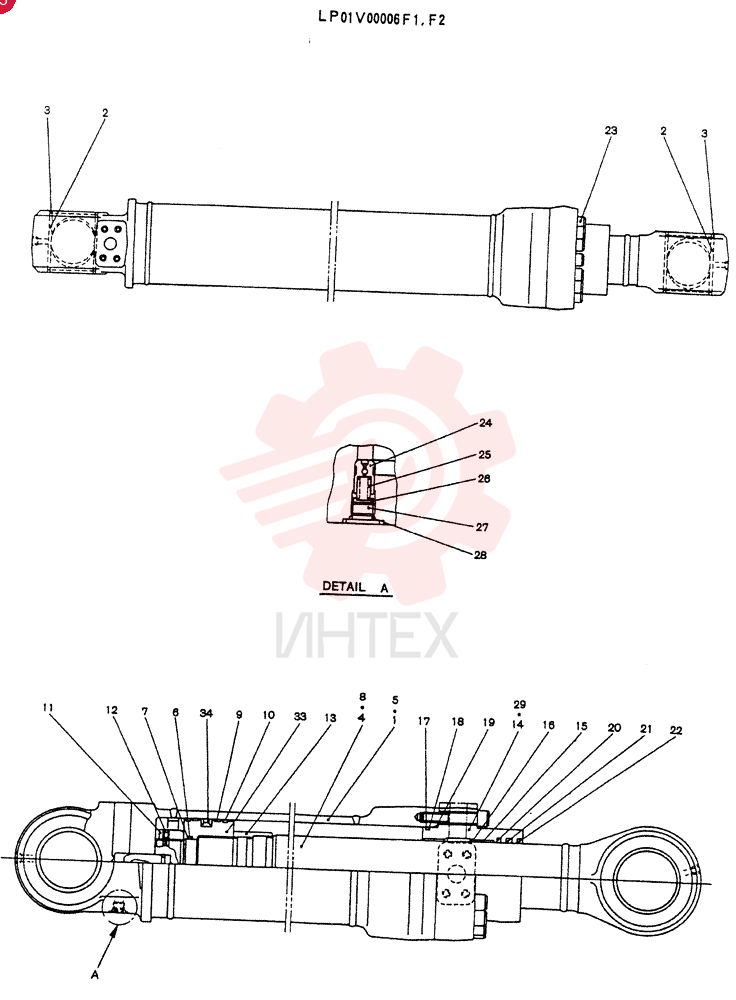CYLINDER ASSY, JIB LP01V00006F1