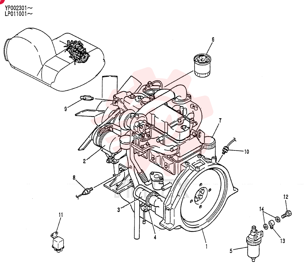 ENGINE ASSY LP02P00004F1