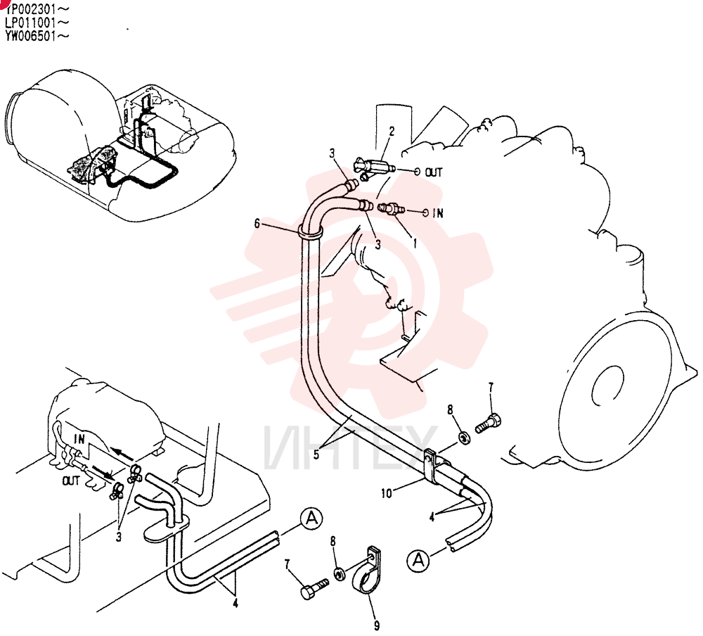 HOSE ASSY, HEATER YW21M00001F1