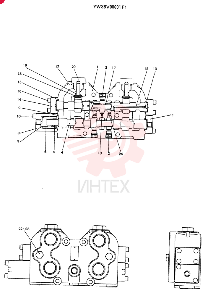 HYDRAULIC VALVE YW36V00001F1