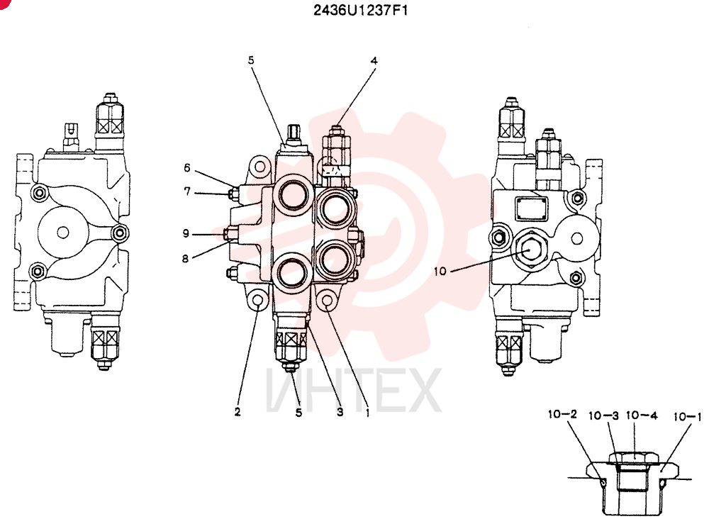 HYDRAULIC VALVE 2436U1237F1