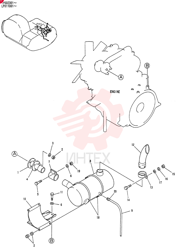 MUFFLER LP12P00002F1