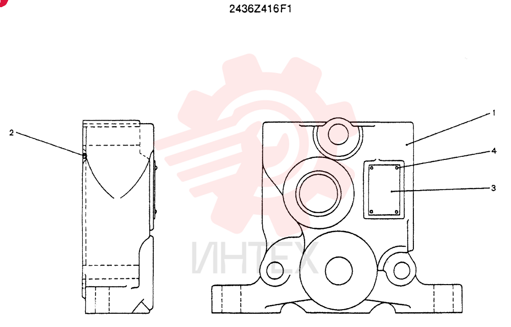 Схема (SK120) - MARK V EXCAVATOR BTW LP11001 - LP13332 (9/02-12/03) 2436Z416F1