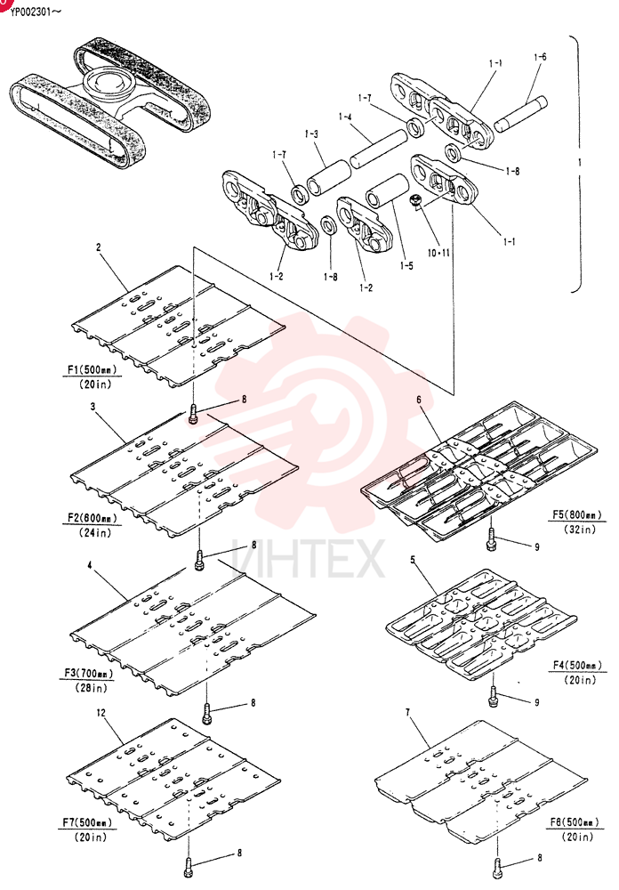 SHOE ASSY LP60D00006F1