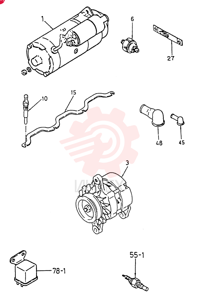 STARTING MOTOR VI8970298630 (1)