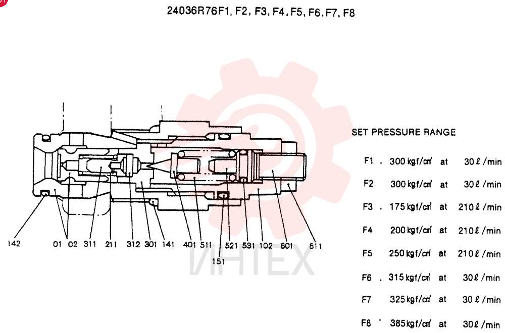 VALVE 24036R78F1