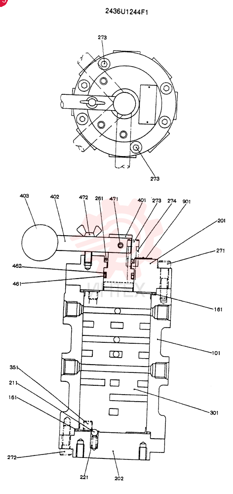 VALVE 2436U1244F1