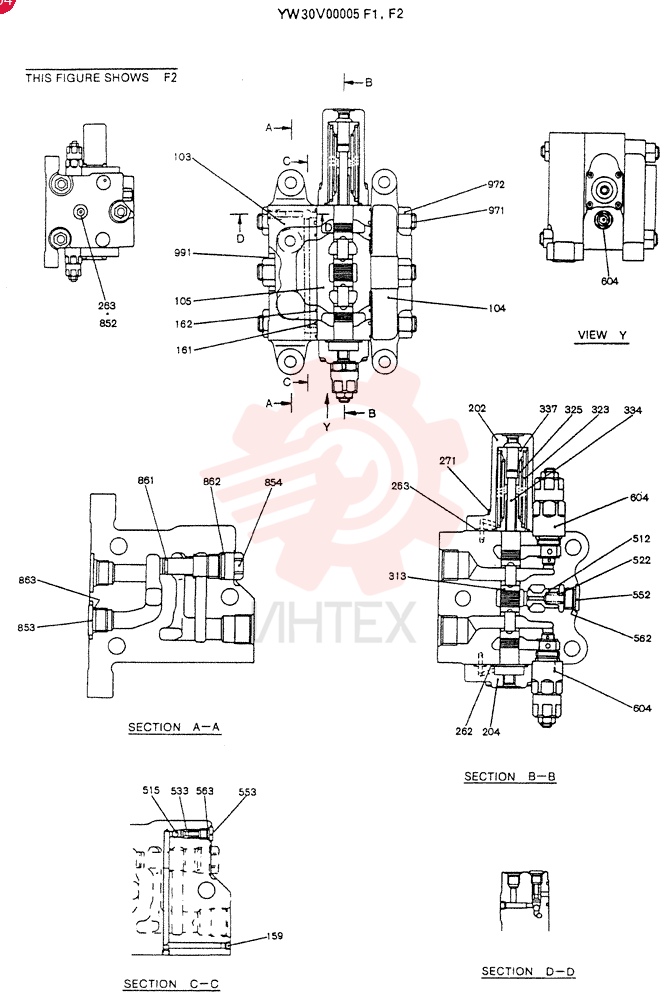 VALVE ASSY,CONTROL YW30V00005F1 (2)