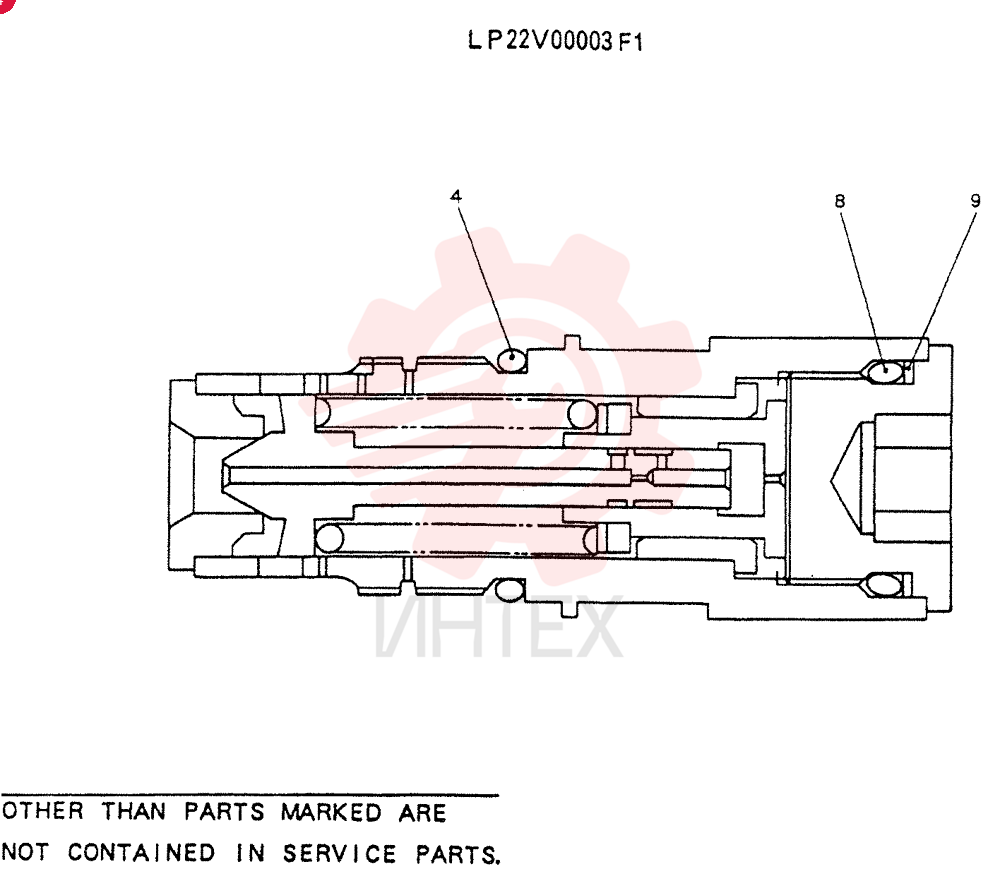 VALVE PRESSURE RELIE LP22V00003F1