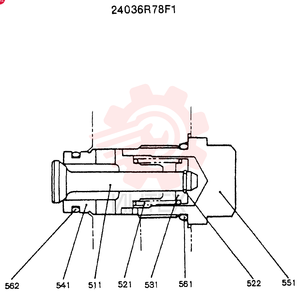VALVE PRESSURE RELIE 24036R76F1