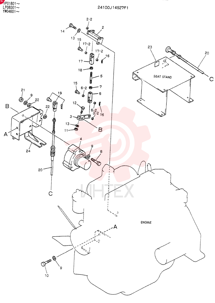 CONTROL ASSY, ENGINE 24100J14527F1
