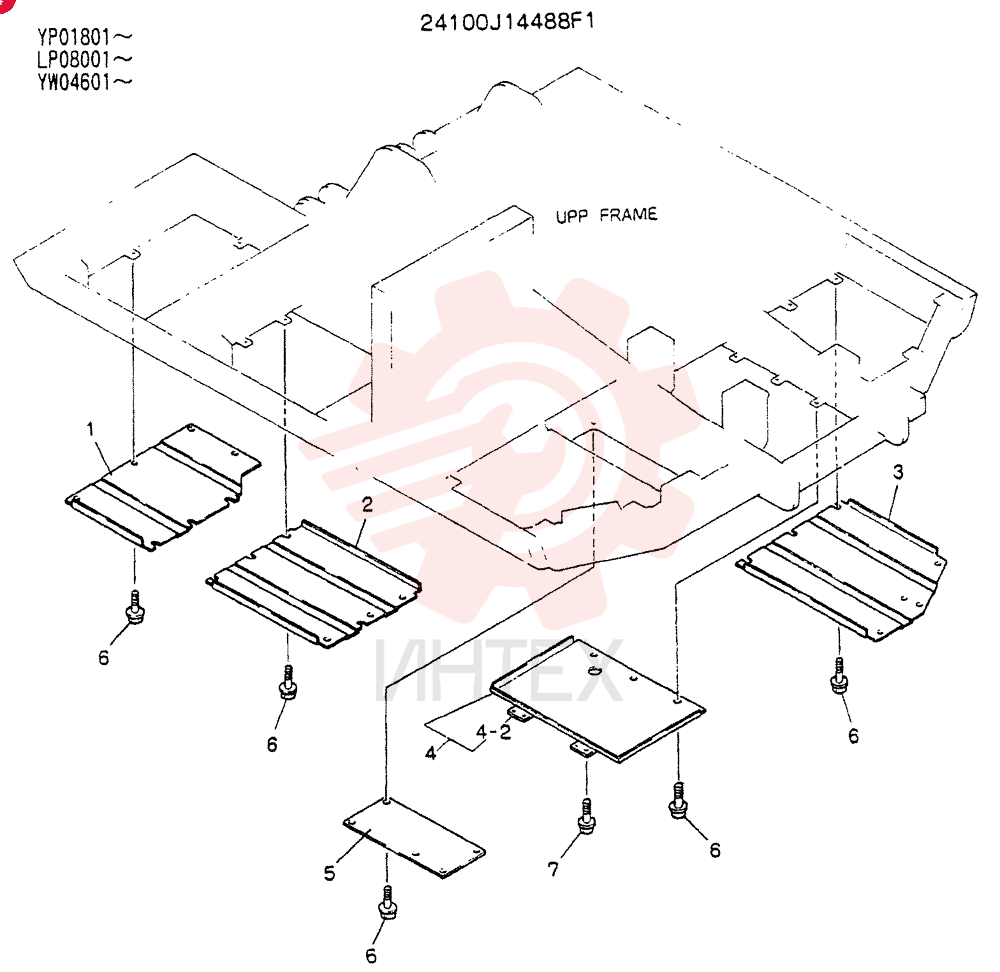 COVER ASSY, UNDER 24100J14488F1