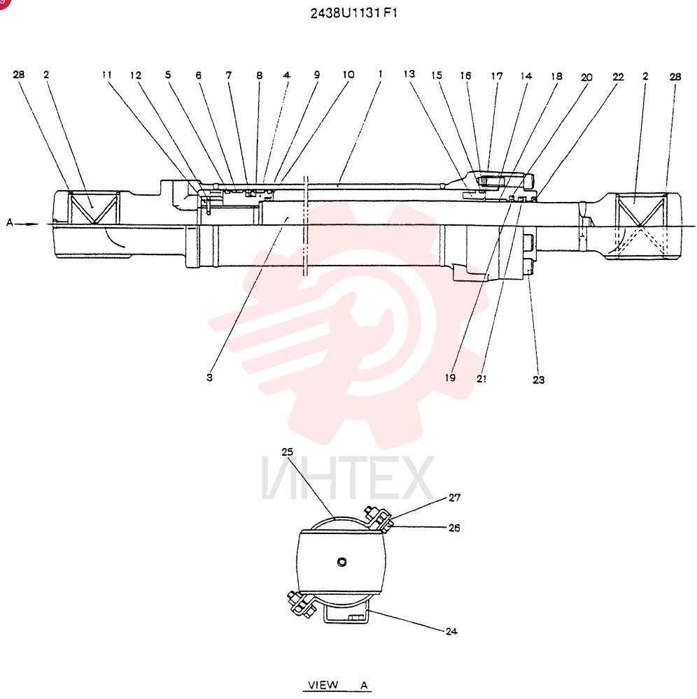 CYLINDER 2438U1131F1