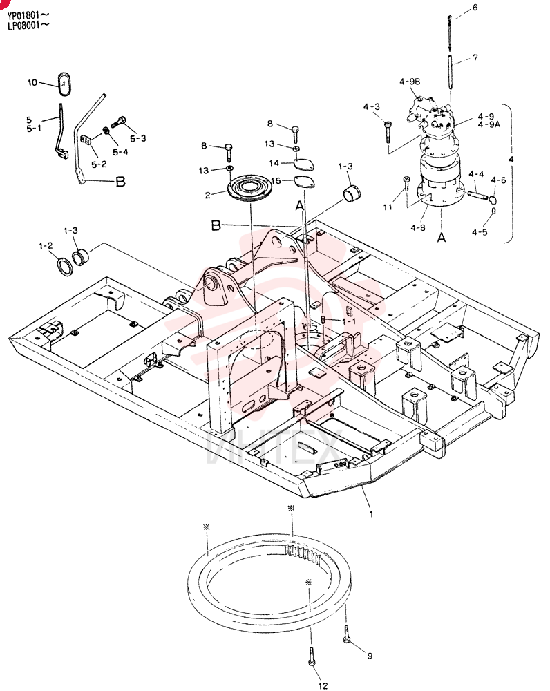 FRAME ASSY, UPP 24100J14507F1