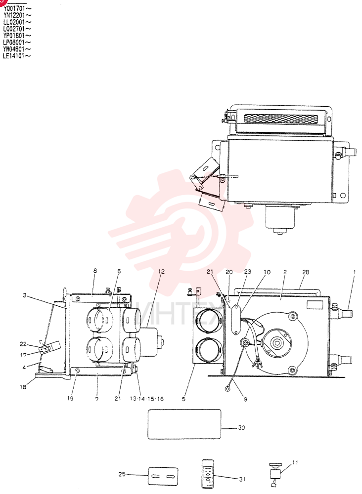 HEATER 24100J6257F3
