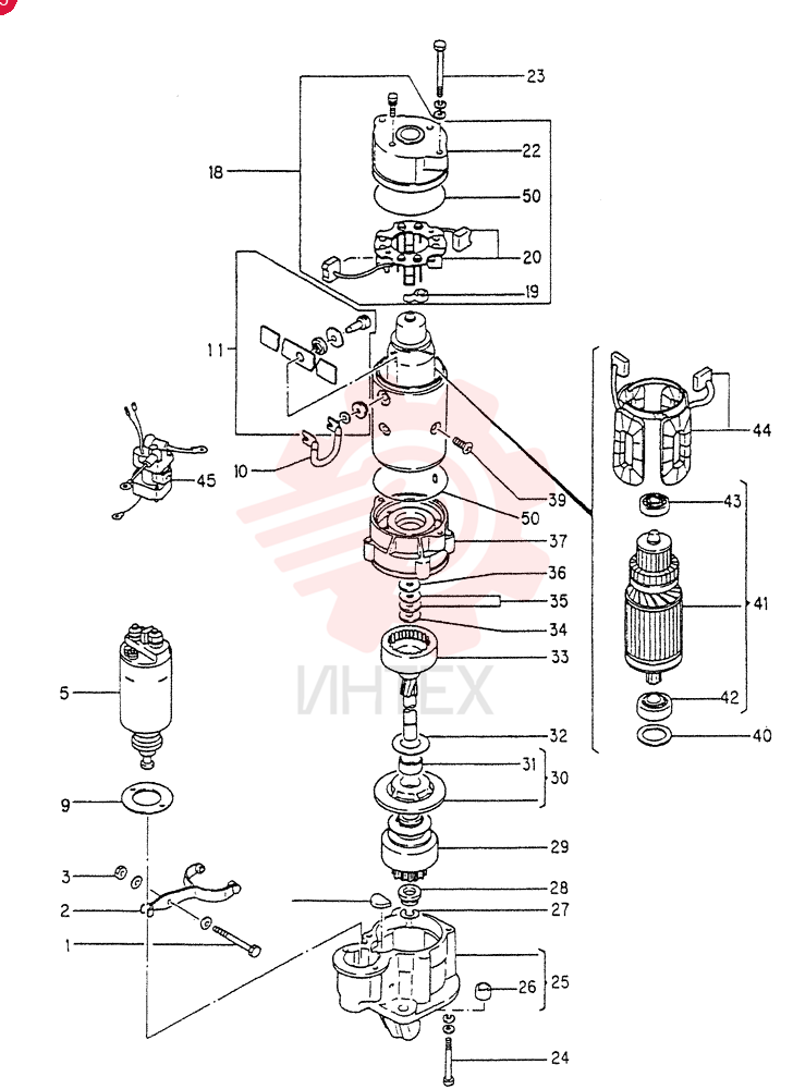 STARTER MOTOR VI8944467700 (2)