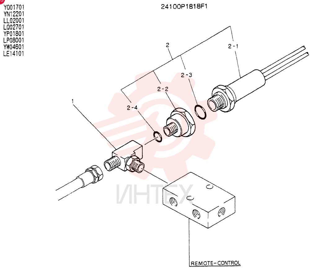 SWITCH ASSY, PRESSURE 24100P1818F1
