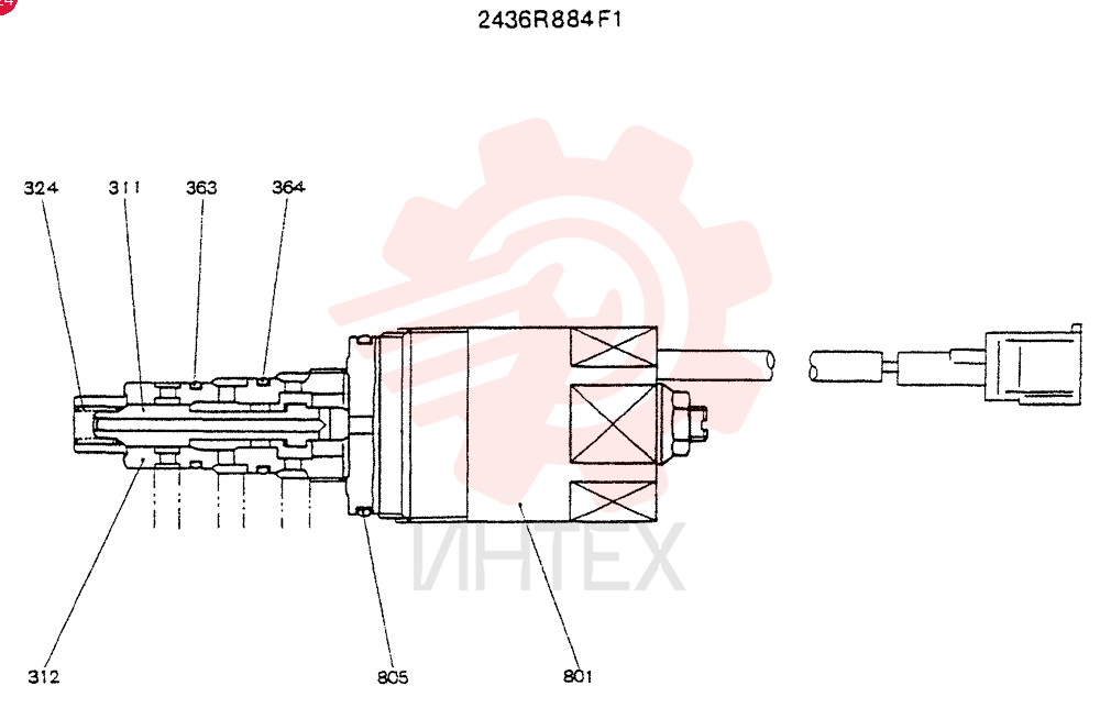 VALVE 2436R884F1