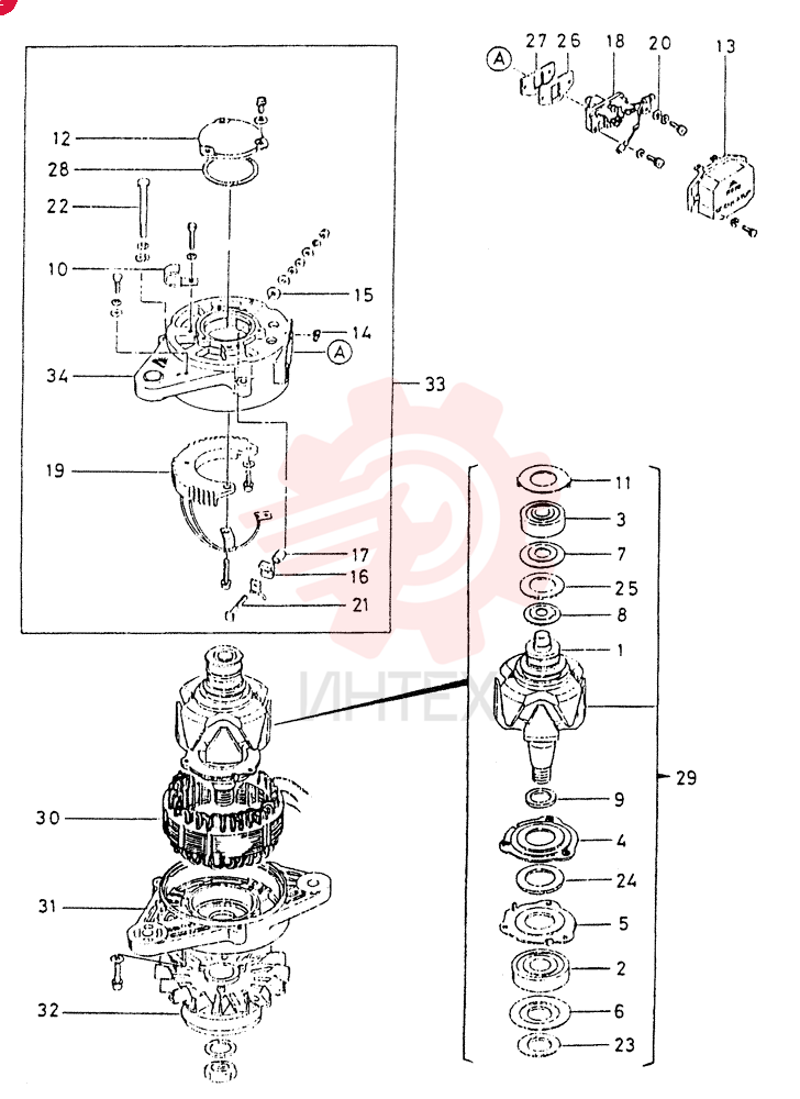 ALTERNATOR VI5812002921