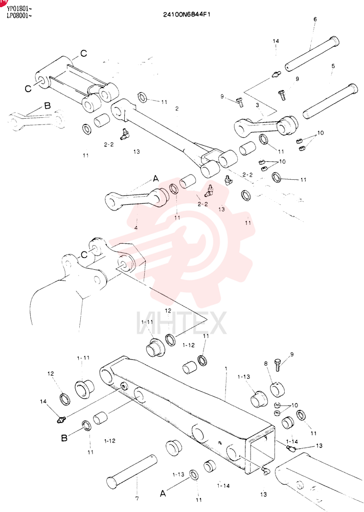 ARM ASSY, EXTENSION 24100N6844F1