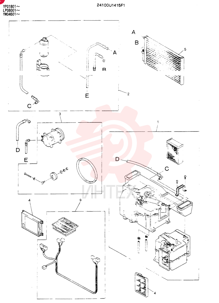 CONDITIONER ASSY,AIR 24100U1415F1