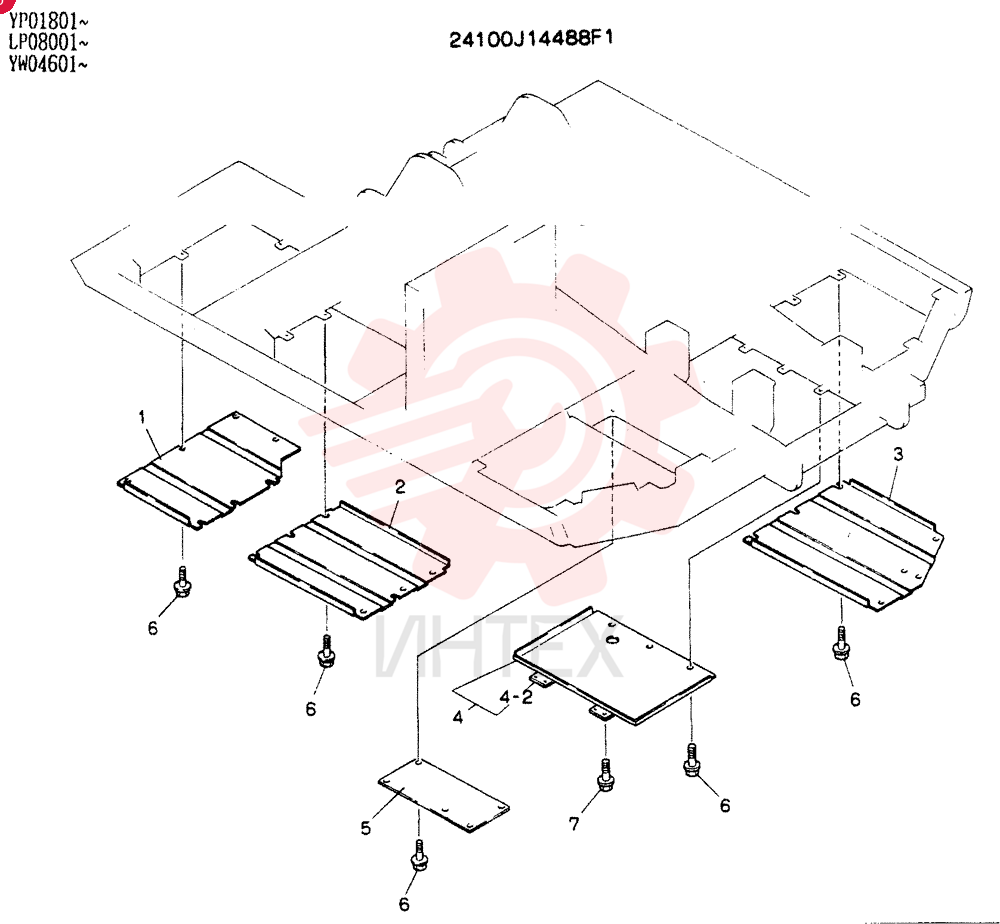 COVER ASSY,UNDER 24100J14488F1