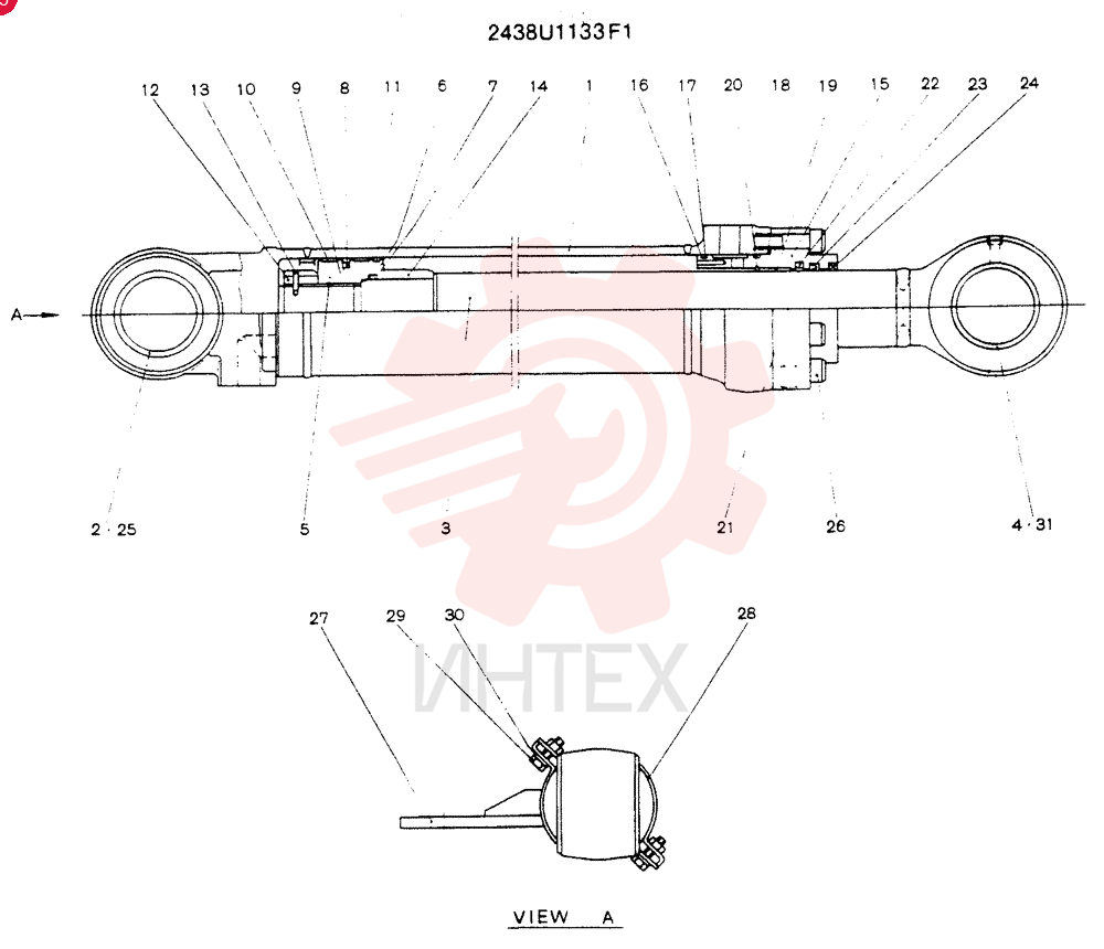 CYLINDER 2438U1133F1