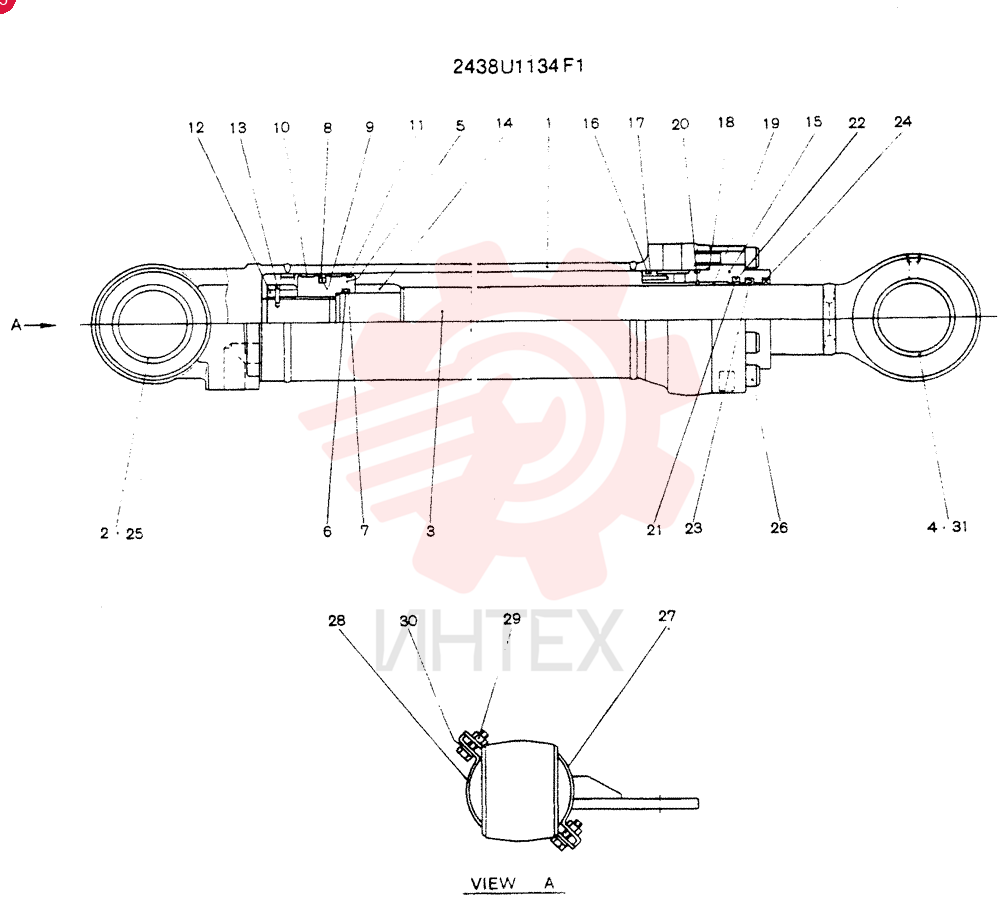 CYLINDER 2438U1134F1