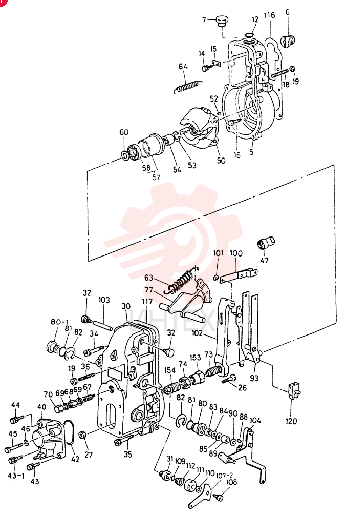 GOVERNOR ASM ., MECHANICAL VI8970208830